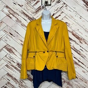 209 Yellow denim jacket